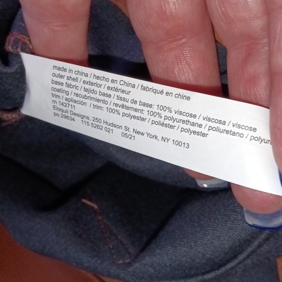 🆕Eloquii Paper Bag Waist Faux Leather Belted Pants Brown Size 20 High Rise Pant - Picture 5 of 6